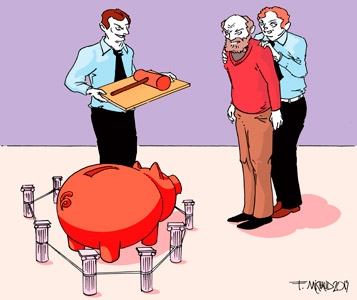 Pression sur un chômeur proche de la retraite